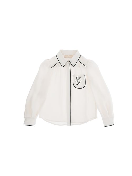 Camicia, bambina, logata. ELISABETTA FRANCHI | EFCA293 0 VI0110077